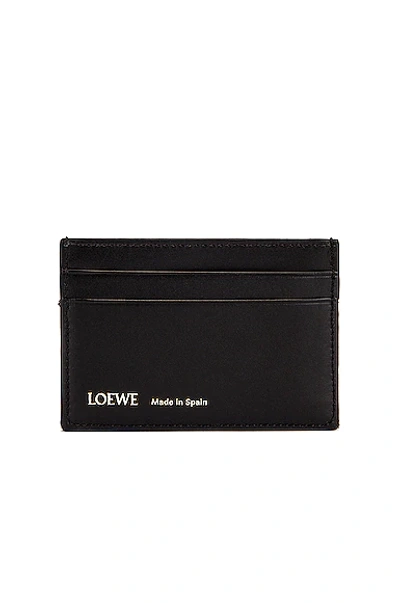 Shop Loewe Jacquard Cardholder In Navy & Black