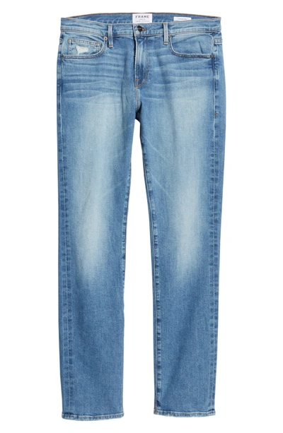 Shop Frame L'homme Slim Fit Jeans In Blue Bay