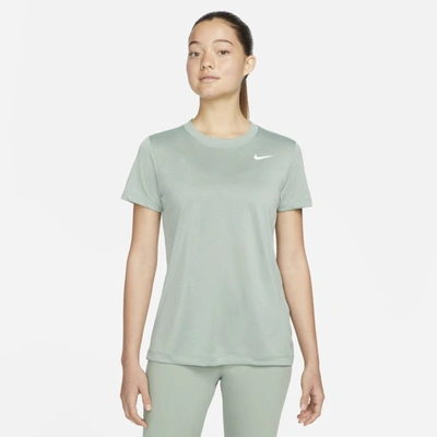 Shop Nike Legend Women's Training T-shirt In Jade Smoke,white