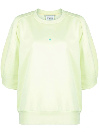 Shop Stella Mccartney Crew-neck Jersey Sweatshirt In Green