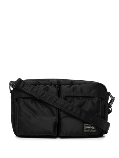 Shop Porter-yoshida & Co Tanker Zip Shoulder Bag In Black