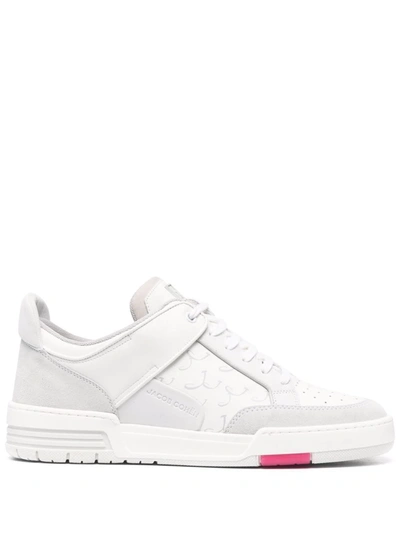 Jacob Cohen Leather Shooter Sneakers In White | ModeSens