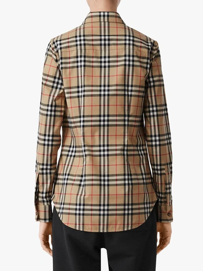 Shop Burberry Lapwing In Beige
