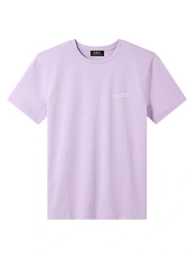 Shop Apc Item T-shirt In Violet