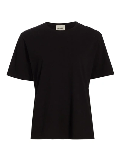 Shop Khaite Women's Mae Short-sleeve T-shirt In Black