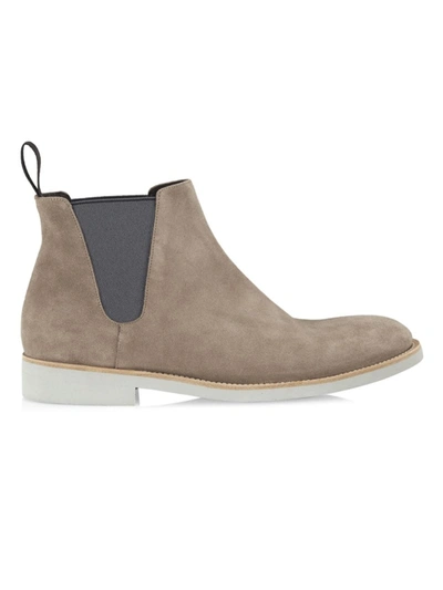 To Boot New York Gilberto Suede Chelsea Boots In Grey | ModeSens