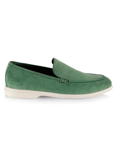 Shop To Boot New York Cassidy Suede Leather Loafers In Grafite