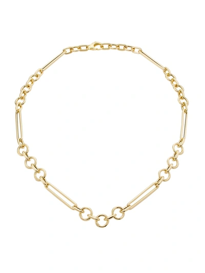 Shop Saks Fifth Avenue Women's 14k Yellow Gold Paper-clip Chain Necklace