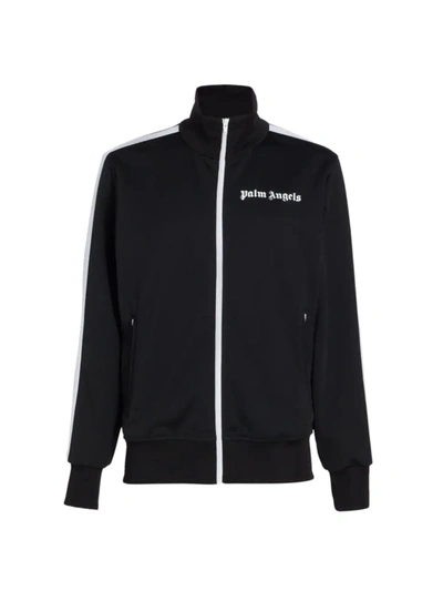 Shop Palm Angels Women's Classic Track Jacket In Black White