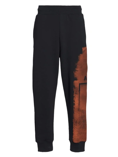 Shop A-cold-wall* Printed Collage Sweatpants In Black