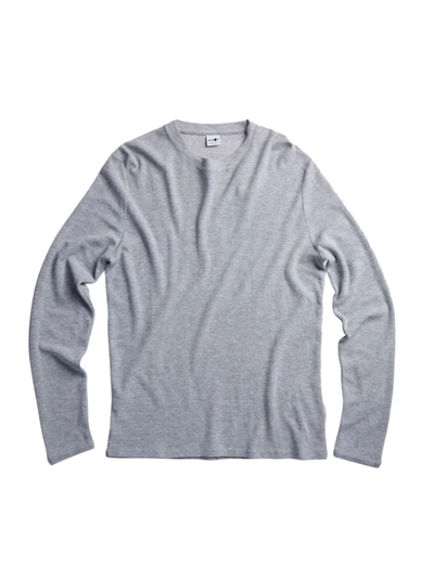 Shop Nn07 Men's Core Clive Long-sleeve Shirt In Grey Melange