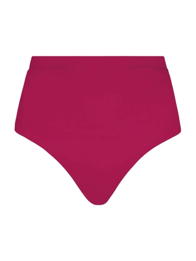 Shop Bondi Born Women's Tatiana Bikini Bottom In Mulberry