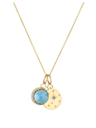 Shop Devon Woodhill Women's 14k & 18k Gold, Diamond & Gemstone Birthstone Necklace
