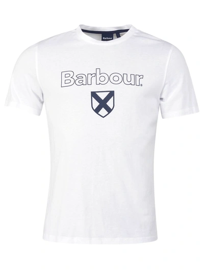 Barbour Men's Cameron Logo T-shirt In Grey Marl | ModeSens