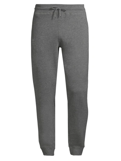 Shop Peter Millar Men's Lava Wash Heathered Joggers In Gale Grey