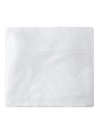 Shop Sferra Giza 45 Medallion Flat Sheet In White