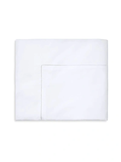Shop Sferra Giza 45 Percale Duvet Cover In White