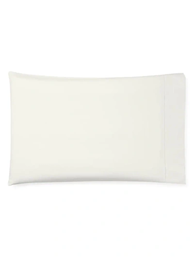 Shop Sferra Giza 45 Percale Standard Pillowcases In Ivory