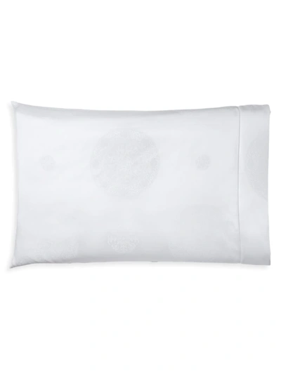 Shop Sferra Giza 45 Medallion Standard Pillowcases In White