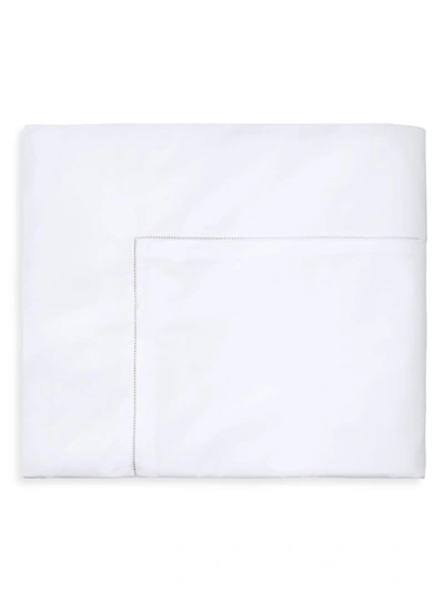 Shop Sferra Giza 45 Percale Duvet Cover In White