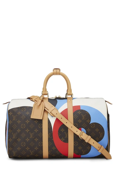 Louis Vuitton Monogram Canvas Keepall Bandouliere 45 Bag (Pre Owned)