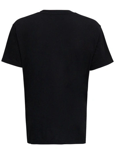 Shop Amiri Cotton T-shirt With Logo Print In Black
