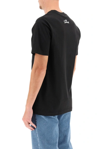 Market X The Simpsons Family Og T-shirt In Black,yellow,white