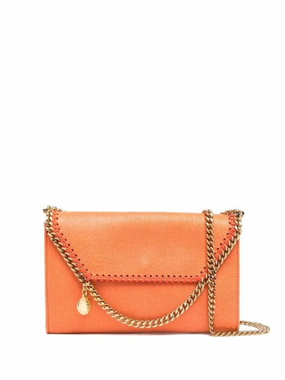 Shop Stella Mccartney Falabella Crossbody Bag In Orange