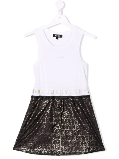 Shop Dkny Teen Detachable-skirt Dress In White