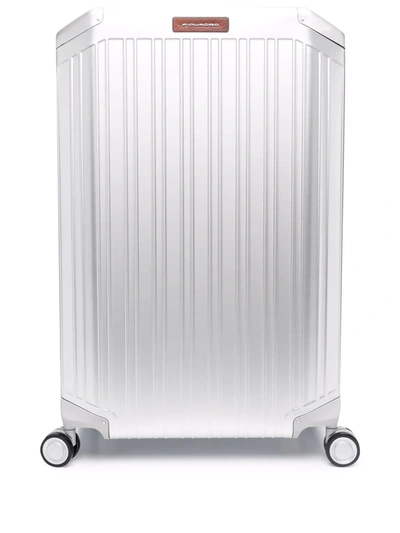 Piquadro Big Alu Spinner Hardcase Trolley In Grey