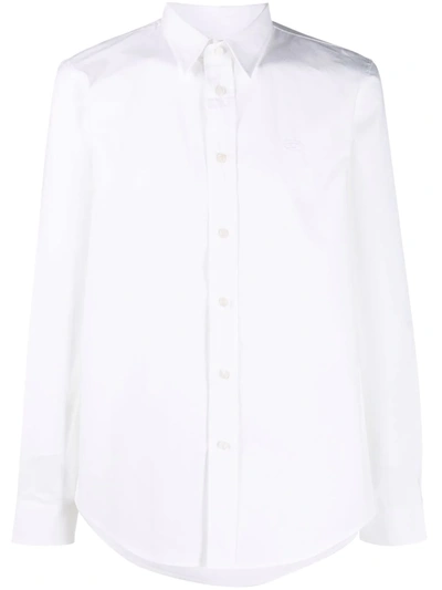 Shop Diesel S-ben-cl Cotton Shirt In White