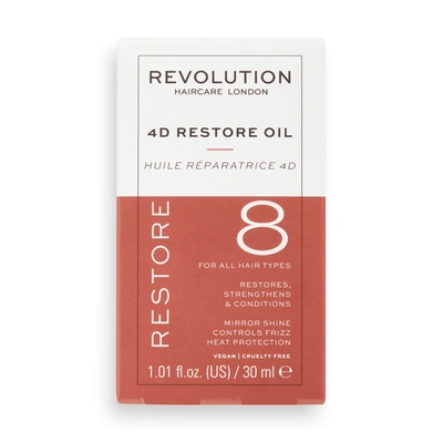 Shop Revolution Beauty 8 4d Restore Oil 30ml