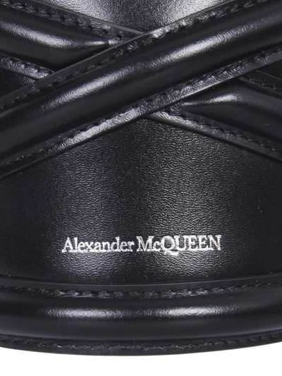 Shop Alexander Mcqueen Mini The Curve Bag In Black