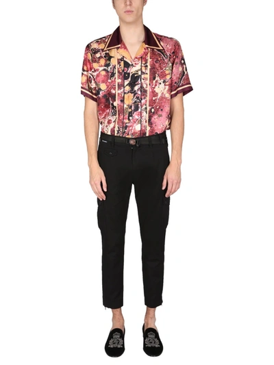Shop Dolce & Gabbana Printed Shirt In Multicolour