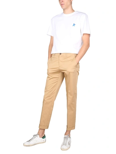 Shop Golden Goose Chino Trousers In Beige