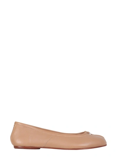 Shop Maison Margiela Tabi Ballerinas In Nude