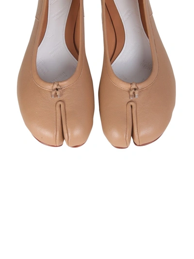 Shop Maison Margiela Tabi Ballerinas In Nude