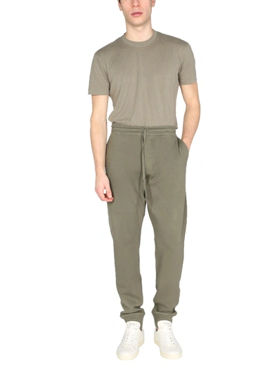 Shop Tom Ford Regular Fit Jogging Trousers In Military Green