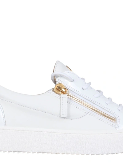 Shop Giuseppe Zanotti Low-top Gail Sneakers In White
