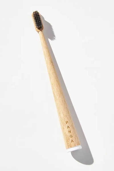 Shop Panga Bamboo Toothbrush In White