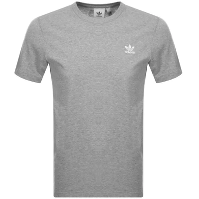 Shop Adidas Originals Adidas Essential T Shirt Grey