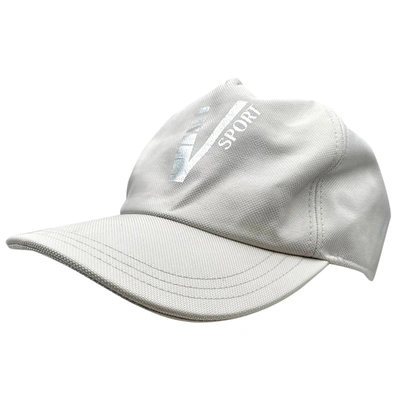 Pre-owned Versace Hat In Silver
