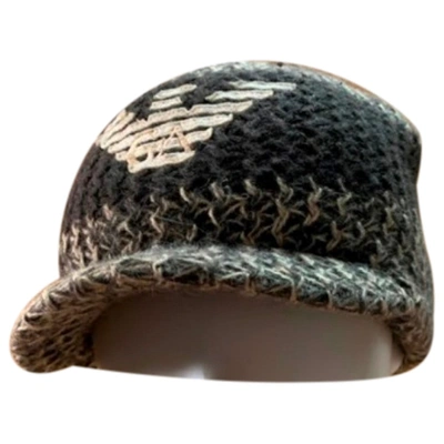 Pre-owned Emporio Armani Wool Hat In Multicolour