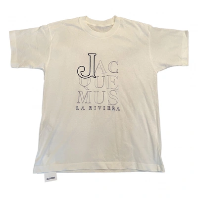 Pre-owned Jacquemus La Riviera T-shirt In White | ModeSens