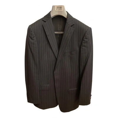 Pre-owned Z Zegna Wool Suit In Navy