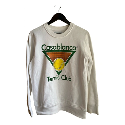 Pre-owned Casablanca Sweatshirt In White