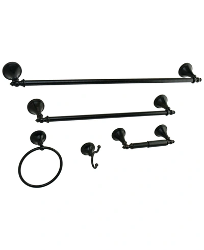 Shop Kingston Brass Naples 18-inch And 24-inch Towel Bar Bathroom Accessory Set In Oil Rubbed Bronze