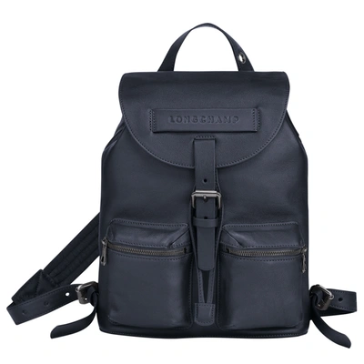 Shop Longchamp Backpack S  3d In Minuit