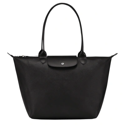 Shop Longchamp Tote Bag L Le Pliage City In Black