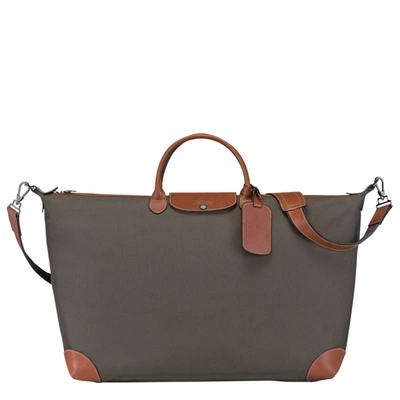 Shop Longchamp Sac De Voyage M Boxford In Brown